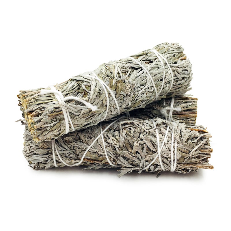 Alternative Imagination Blue Sage Smudge Sticks - Natural Incense Sticks for Cleansing Negative Energy, Meditation Accessories, Spiritual Gifts, Aromatherapy (Pack of 3) - Image 1